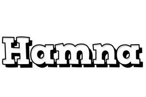 Hamna snowing logo