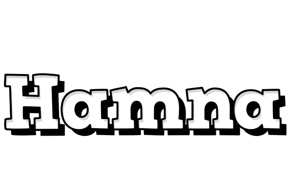 Hamna snowing logo