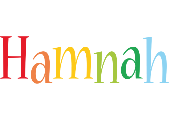 Hamnah birthday logo