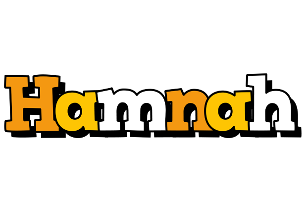 Hamnah cartoon logo