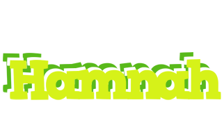 Hamnah citrus logo