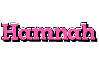 Hamnah girlish logo