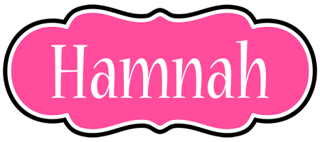 Hamnah invitation logo