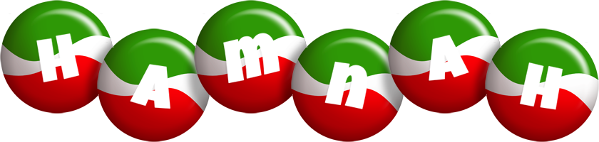 Hamnah italy logo