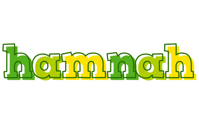 Hamnah juice logo