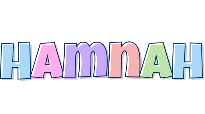 Hamnah pastel logo
