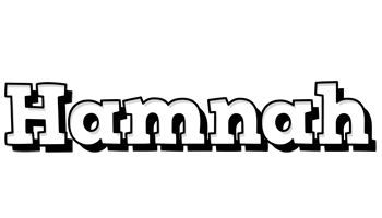 Hamnah snowing logo