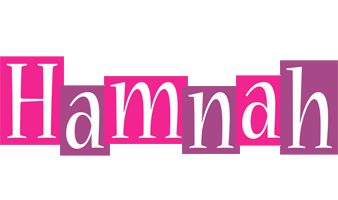 Hamnah whine logo