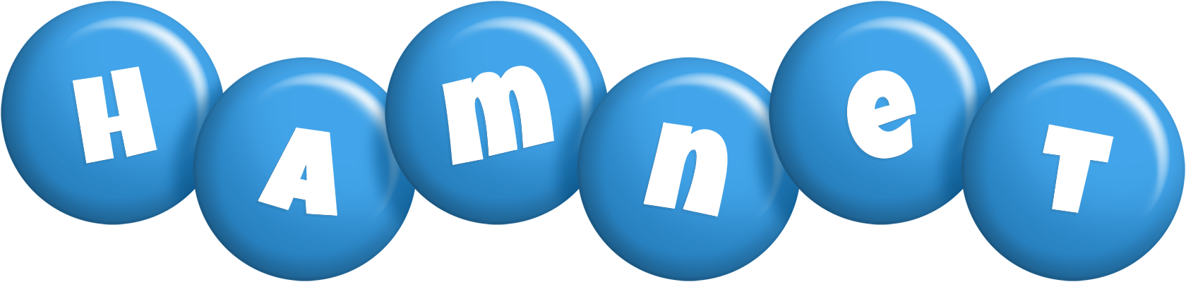 Hamnet candy-blue logo