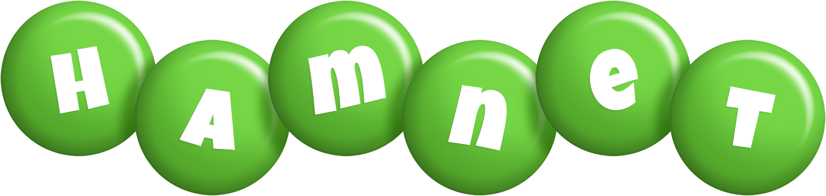 Hamnet candy-green logo