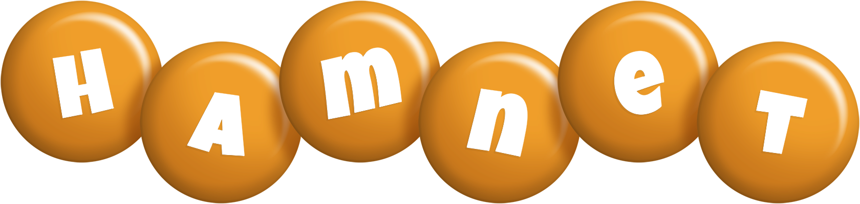 Hamnet candy-orange logo