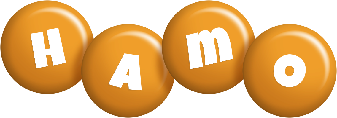 Hamo candy-orange logo