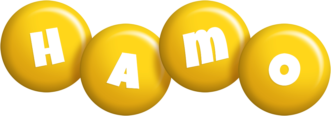 Hamo candy-yellow logo