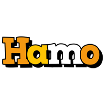 Hamo cartoon logo
