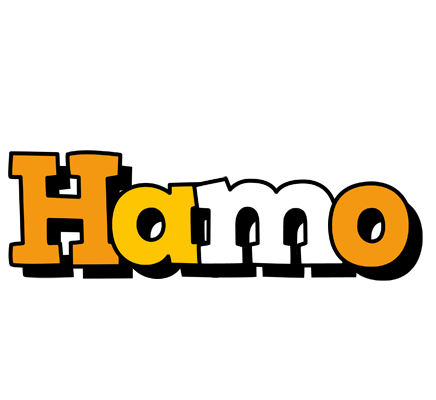 Hamo cartoon logo