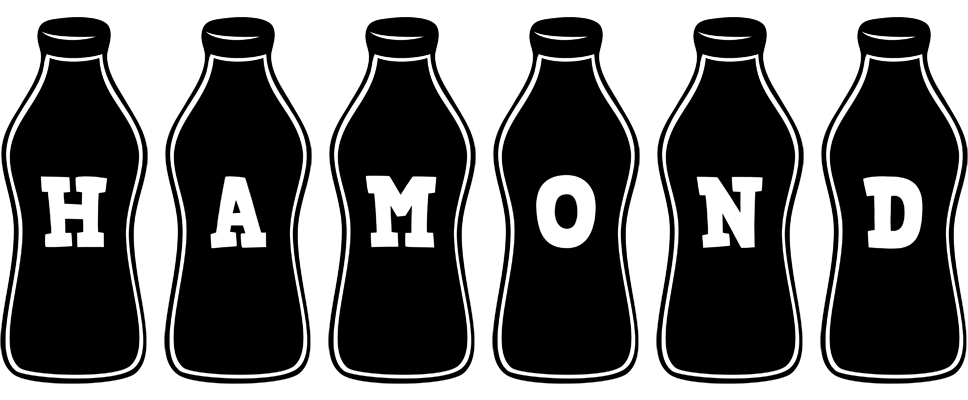 Hamond bottle logo