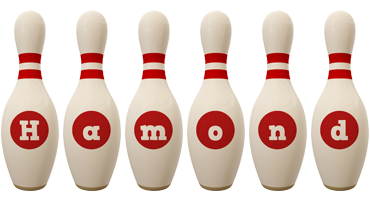 Hamond bowling-pin logo