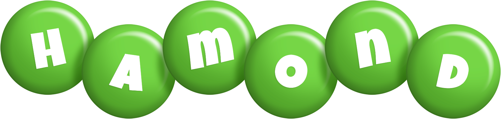 Hamond candy-green logo