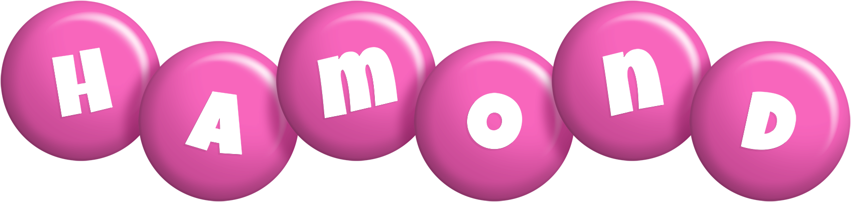 Hamond candy-pink logo