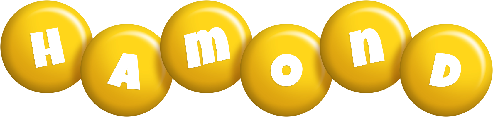 Hamond candy-yellow logo