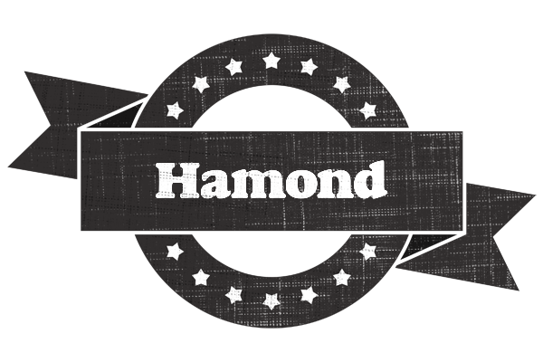 Hamond grunge logo