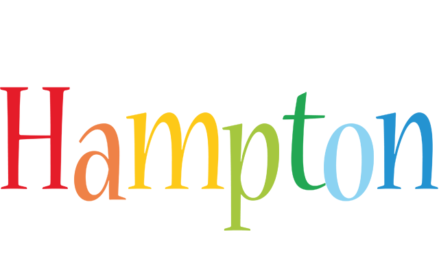 Hampton birthday logo