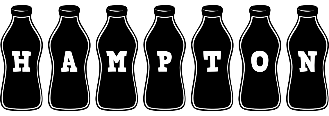Hampton bottle logo