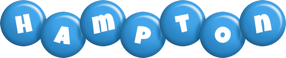Hampton candy-blue logo