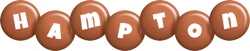Hampton candy-brown logo