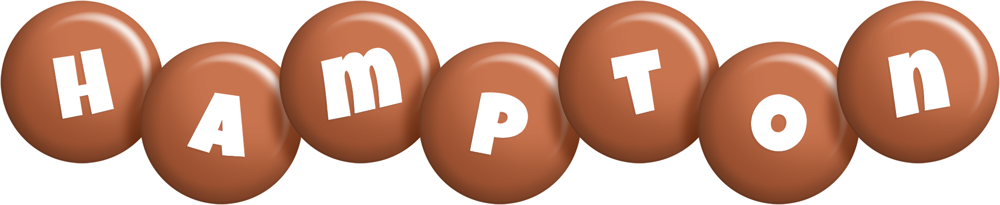 Hampton candy-brown logo