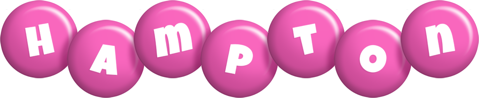 Hampton candy-pink logo