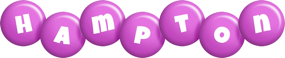 Hampton candy-purple logo