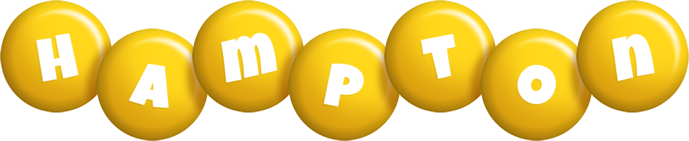 Hampton candy-yellow logo