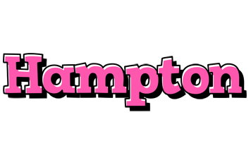 Hampton girlish logo