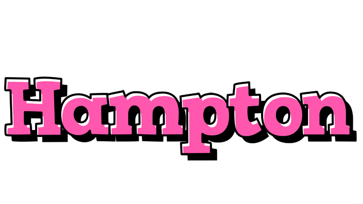 Hampton girlish logo