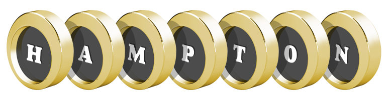Hampton gold logo