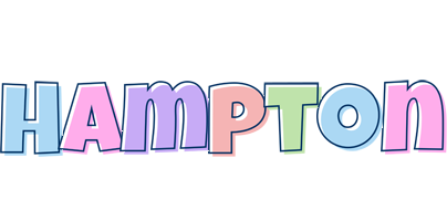 Hampton pastel logo