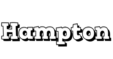 Hampton snowing logo