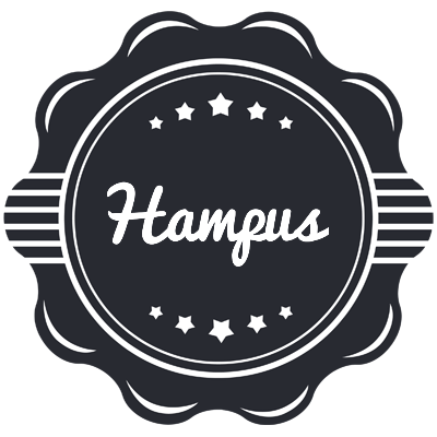 Hampus badge logo