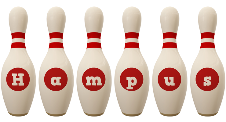 Hampus bowling-pin logo
