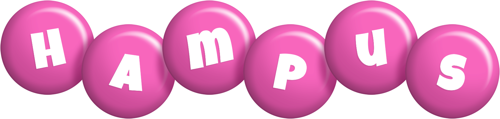 Hampus candy-pink logo