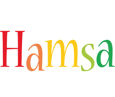 Hamsa birthday logo