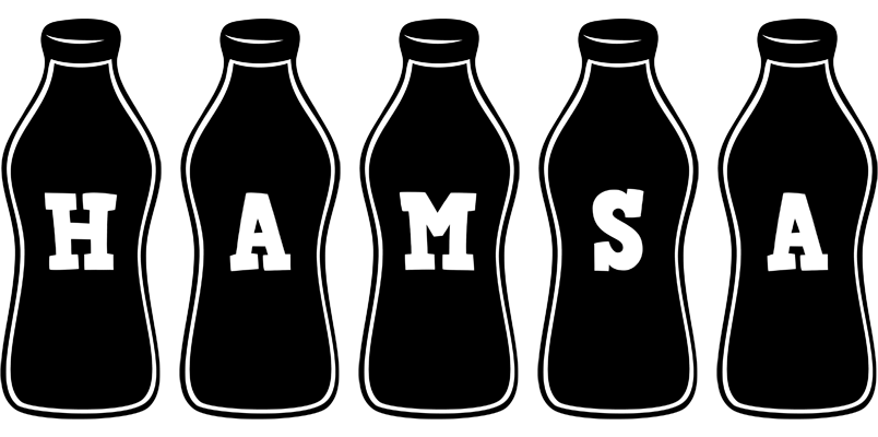 Hamsa bottle logo