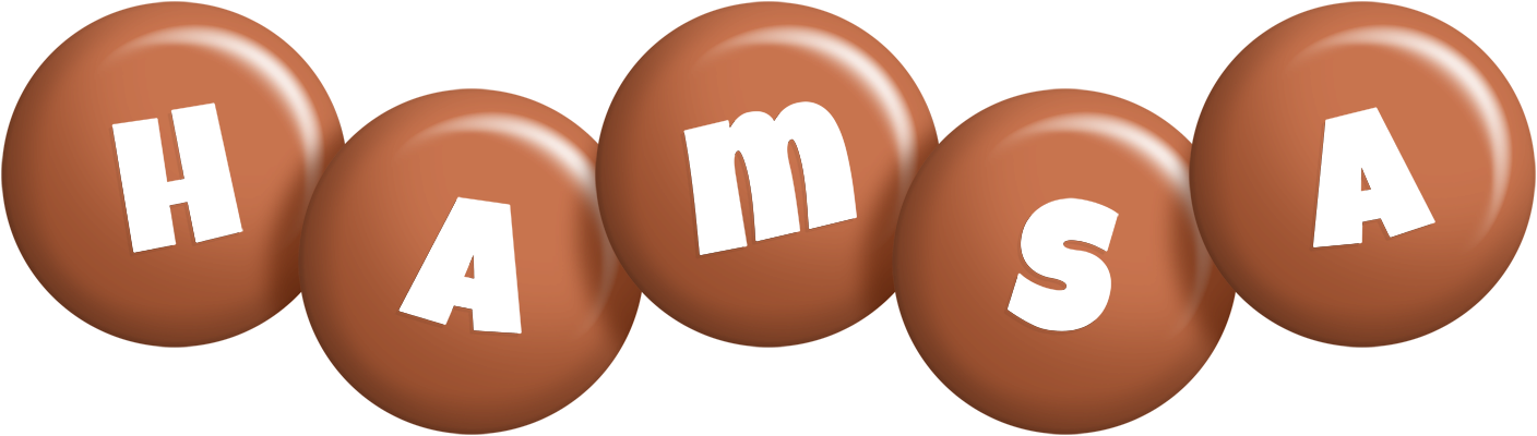 Hamsa candy-brown logo