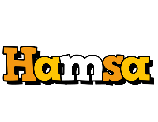 Hamsa cartoon logo