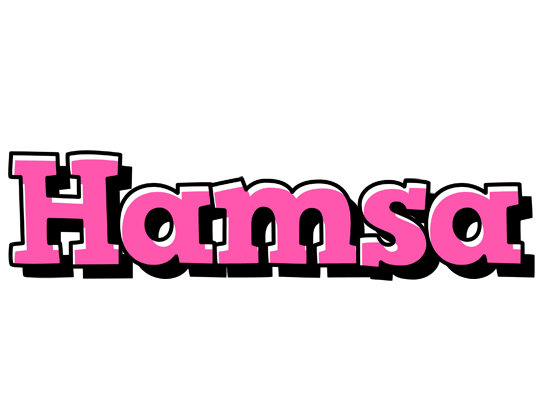 Hamsa girlish logo