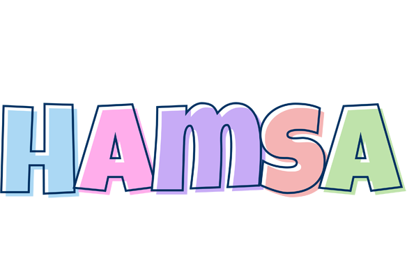 Hamsa pastel logo