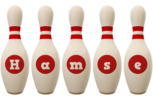 Hamse bowling-pin logo