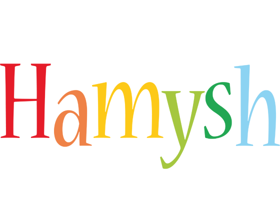Hamysh birthday logo