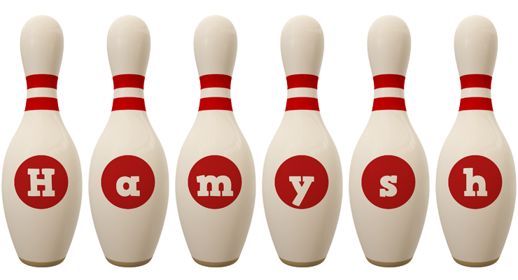 Hamysh bowling-pin logo